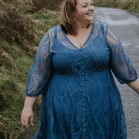 torrid Dresses Torrid Peacock Teal Lace Sundress Poshmark